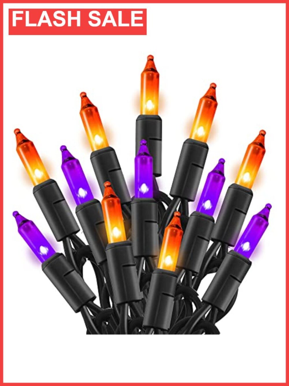 20FT 100 Count Halloween Incandescent Mini String Lights Waterproof Indoor